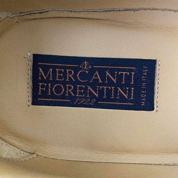 Mercanti Fiorentini Italy 2665 Brown Leather Oxford Shoes Lace up Mens Size 12 M